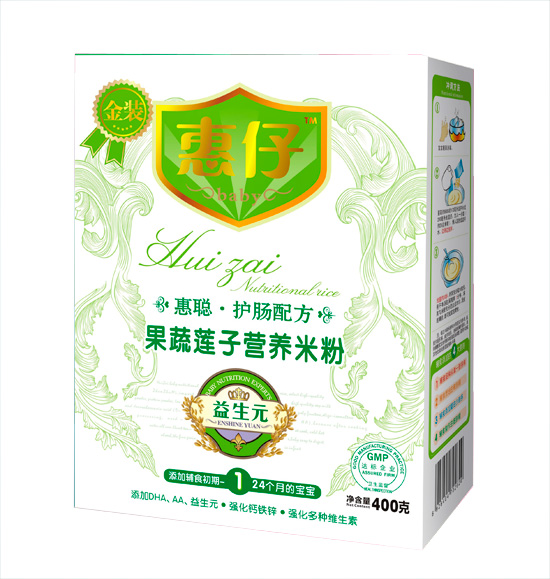 惠仔果蔬莲子营养米粉