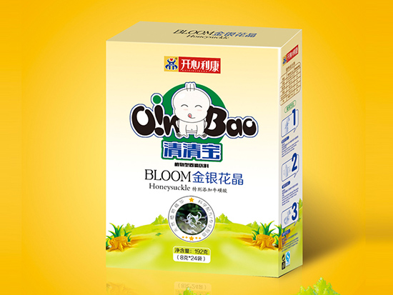 开心利康金银花晶清清宝盒装