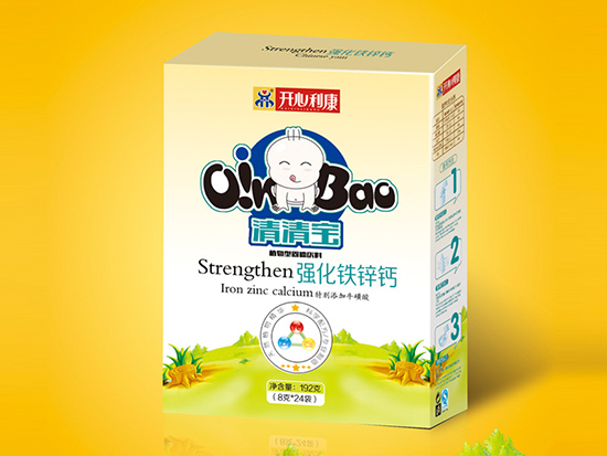 开心利康强化铁锌钙清清宝盒装