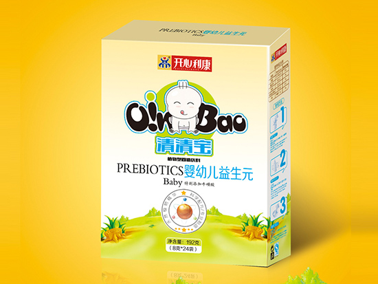 开心利康婴幼儿益生元清清宝盒装