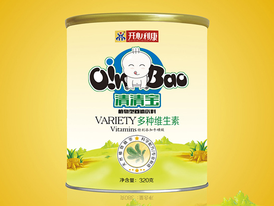 开心利康多种维生素清清宝听装