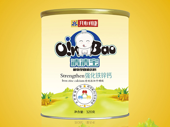 开心利康强化铁锌钙清清宝听装