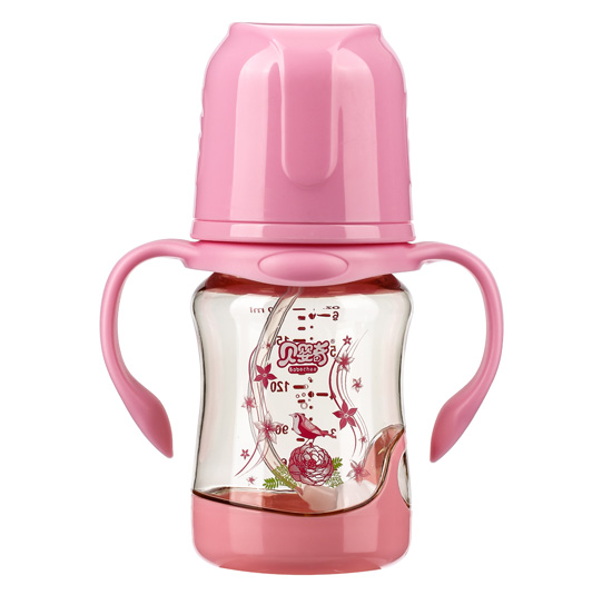 贝婴奇180ml宽口底座感温ppsu奶瓶