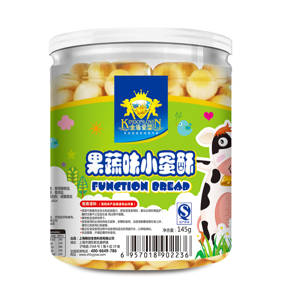 金盾爱婴果蔬味小蛋酥饼干