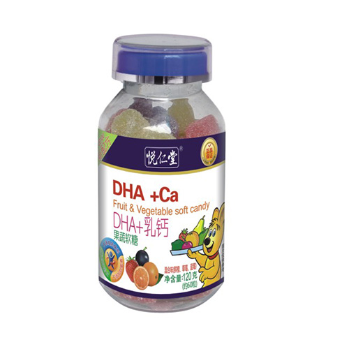 120克悦仁堂DHA藻油果蔬软糖