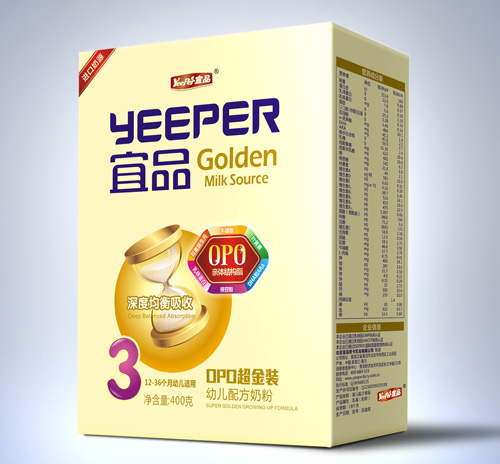 宜品OPO超金装盒3段幼儿配方奶粉