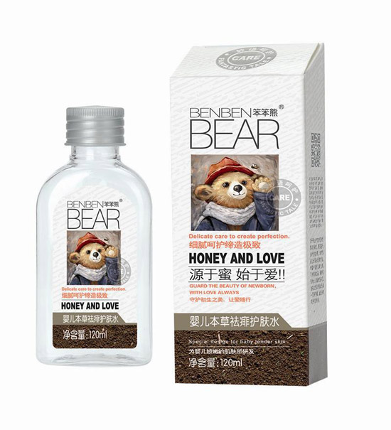 笨笨熊婴儿本草祛痱护肤水120ml