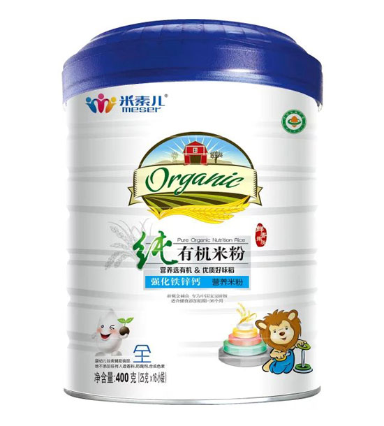 米素儿纯有机强化铁锌钙米粉