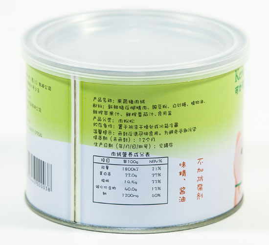 可力可丽果蔬猪肉绒
