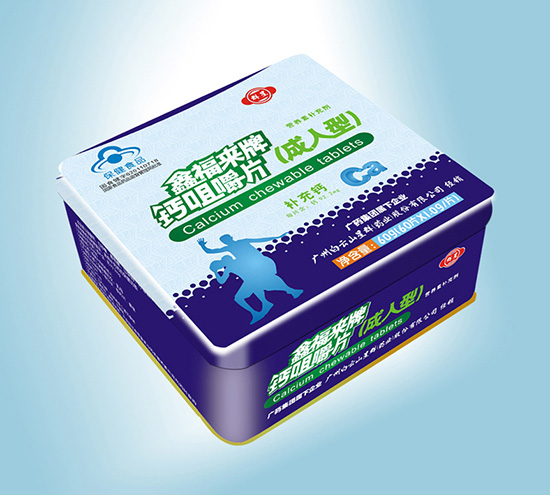 群星鑫福来牌 钙咀嚼片（成人型）铁盒