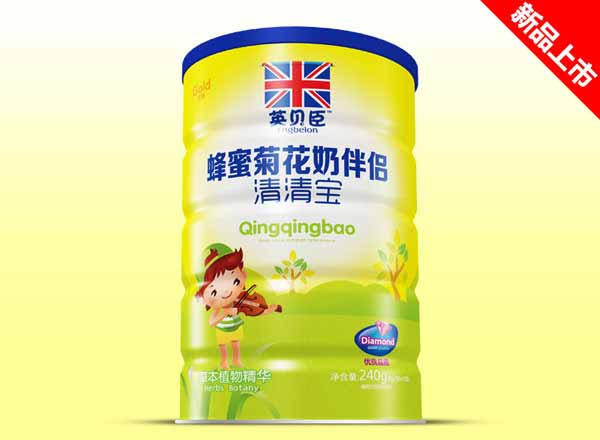 英贝臣清清宝铁听蜂蜜菊花奶伴侣