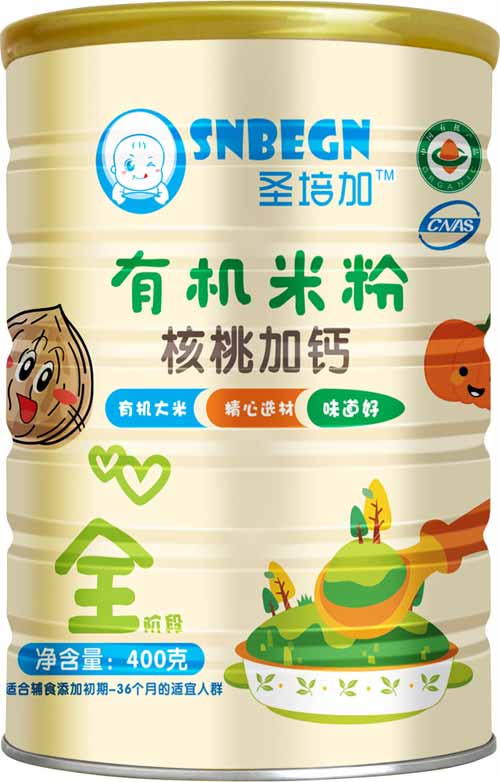 圣培加核桃加钙有机米粉