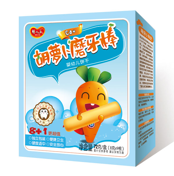 婴儿乐Ca+胡萝卜磨牙棒