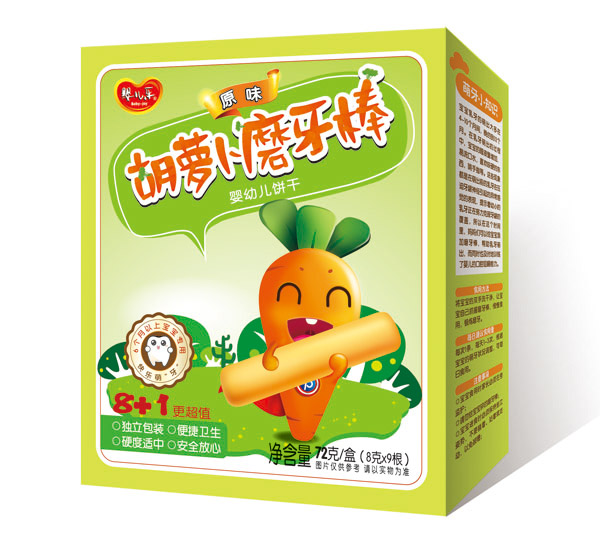 婴儿乐原味胡萝卜磨牙棒