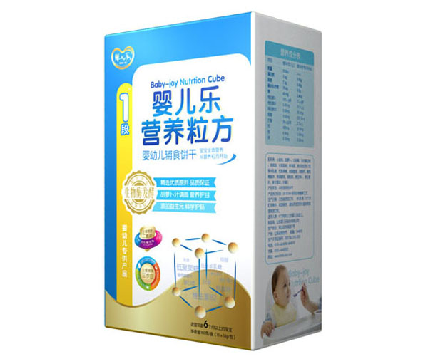 婴儿乐营养粒方婴幼儿辅食饼干1段