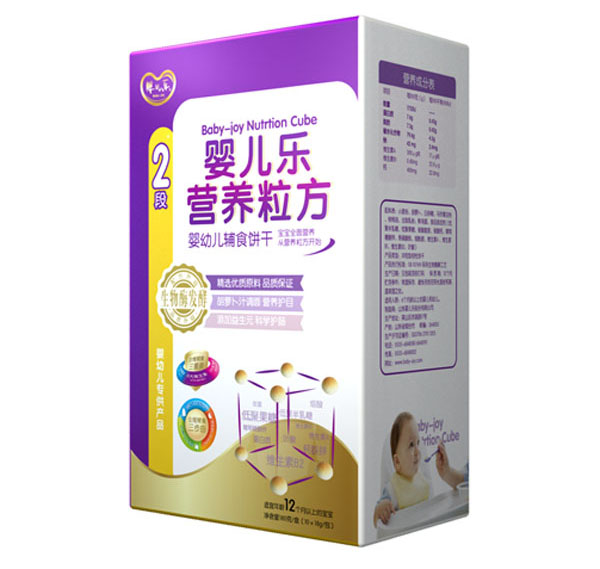 婴儿乐营养粒方婴幼儿辅食饼干2段