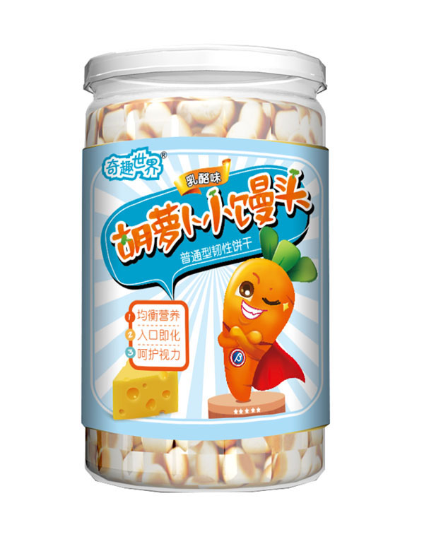奇趣世界乳酪味胡萝卜小馒头