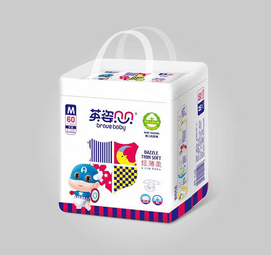英姿贝贝炫薄柔婴儿纸尿裤M60片