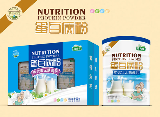茵育佳中老年无糖高钙蛋白质粉