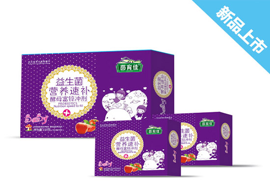 茵育佳益生菌营养速补酵母富锌冲剂