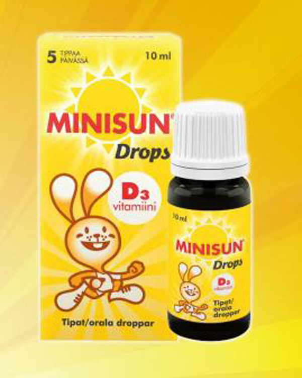 Minisun婴幼儿专用维生素D3滴剂