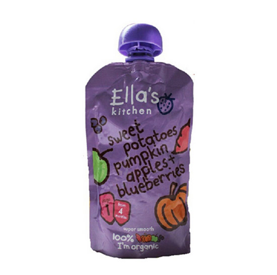Ella s-Kitchen红薯南瓜苹果草莓果泥