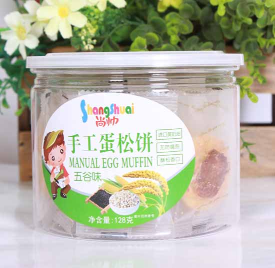 尚帅五谷味手工蛋松饼