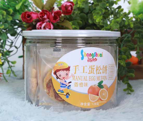 尚帅香橙味手工蛋松饼