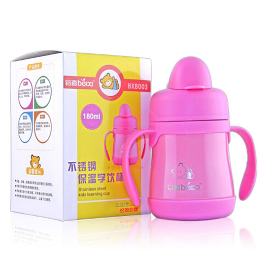 倍喜不锈钢保温学饮杯180ML