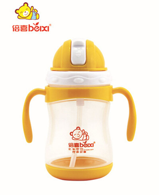 倍喜婴幼儿吸管训练杯（黄色）