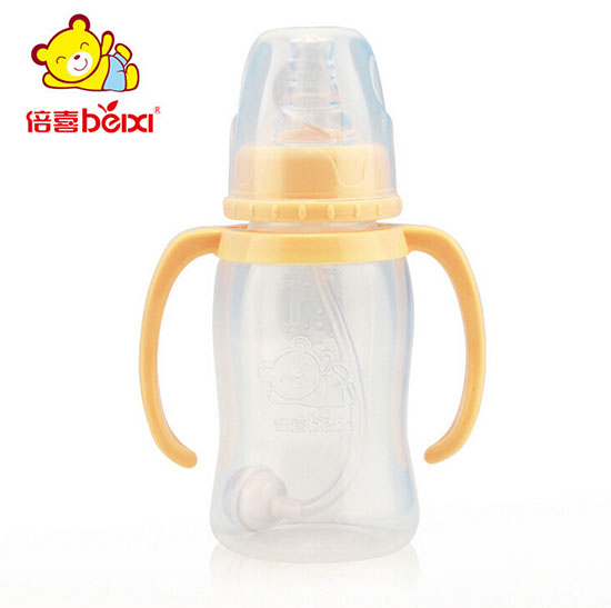 倍喜标口直身PP奶瓶150ML（黄色）