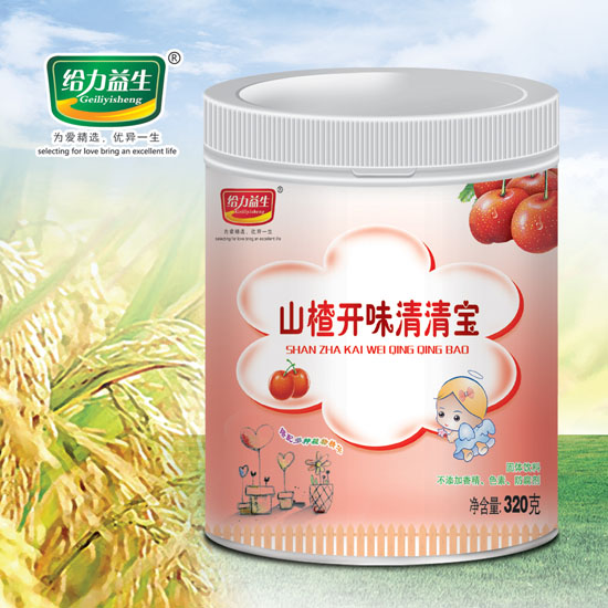 给力益生山楂开味清清宝（塑料桶装）(1)