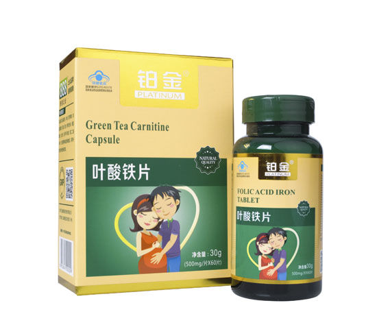 铂金叶酸铁片 