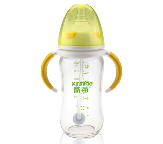 欣苗钛金玻璃240ml橘色