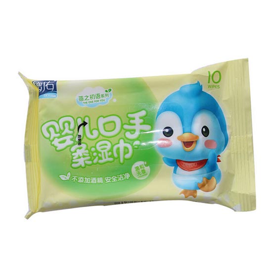德佑一次性婴儿口手湿巾10片