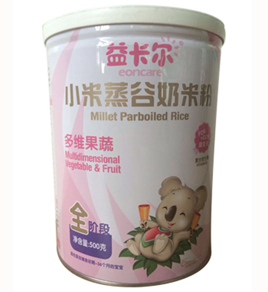 益卡尔多维果蔬小米蒸谷奶米粉