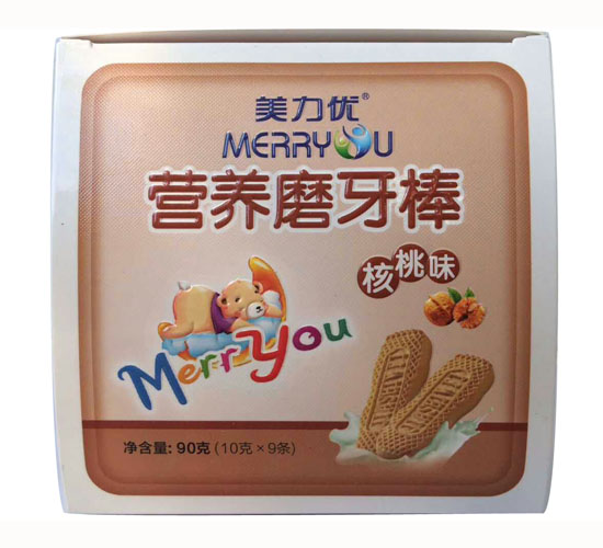美力优核桃味营养磨牙棒