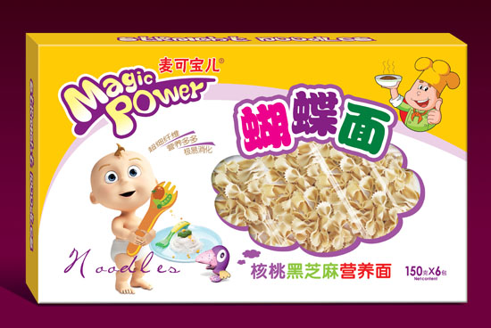 麦可宝儿核桃黑芝麻营养面