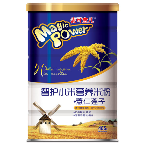 麦可宝儿薏仁莲子智护小米营养米粉