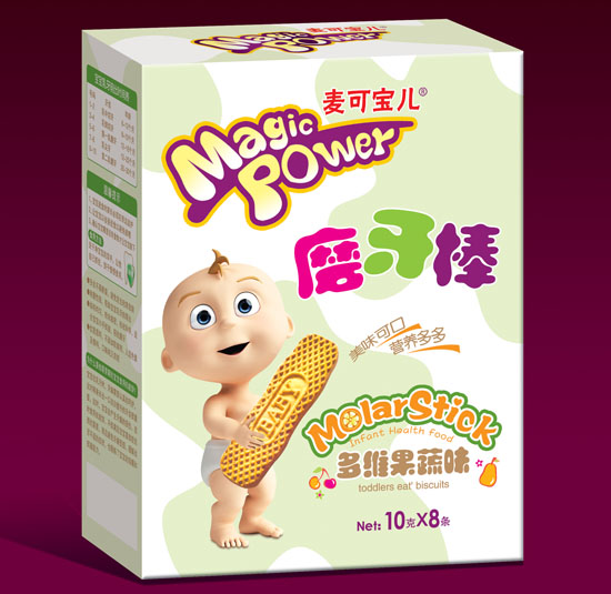 麦可宝儿多维果蔬味磨牙棒