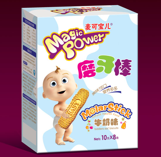 麦可宝儿牛奶味磨牙棒