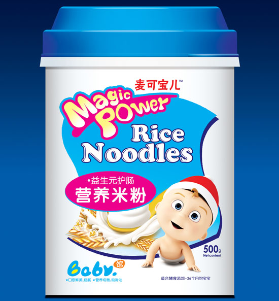 麦可宝儿益生元护肠营养配方米粉