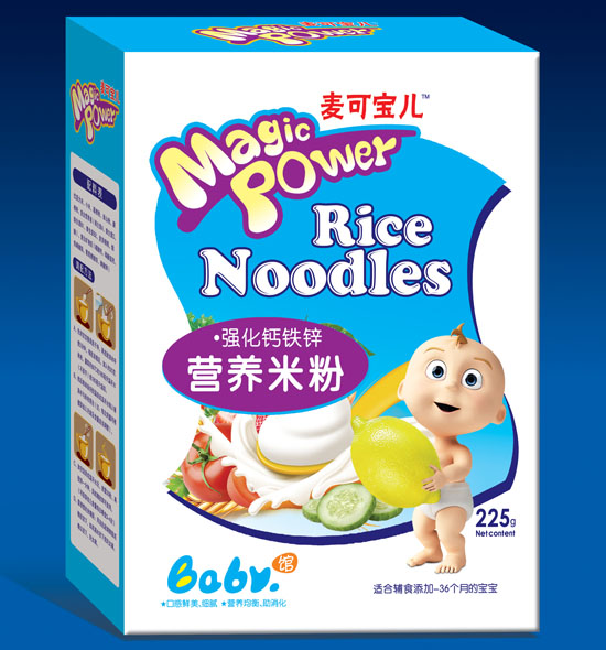 麦可宝儿强化钙铁锌营养配方米粉盒装