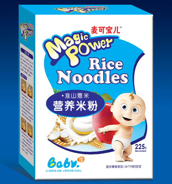 麦可宝儿淮山薏米营养配方米粉盒装