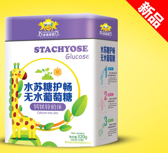 金盾爱婴钙铁锌水苏糖葡萄糖铁听