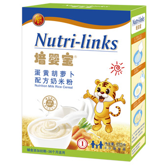 培婴宝蛋黄胡萝卜配方奶米粉