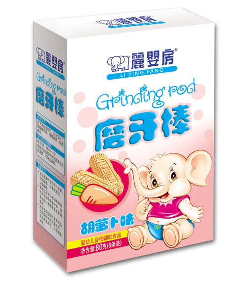 丽婴房磨牙棒胡萝卜味