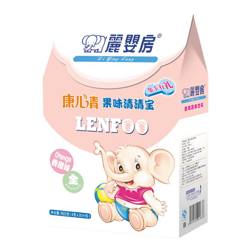  丽婴房康儿清香橙味清清宝盒装