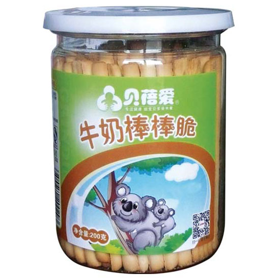 贝蓓爱牛奶棒棒脆