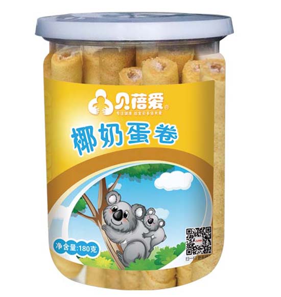 贝蓓爱椰奶蛋卷